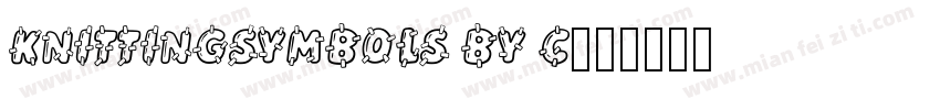 KnittingSymbols by C字体转换